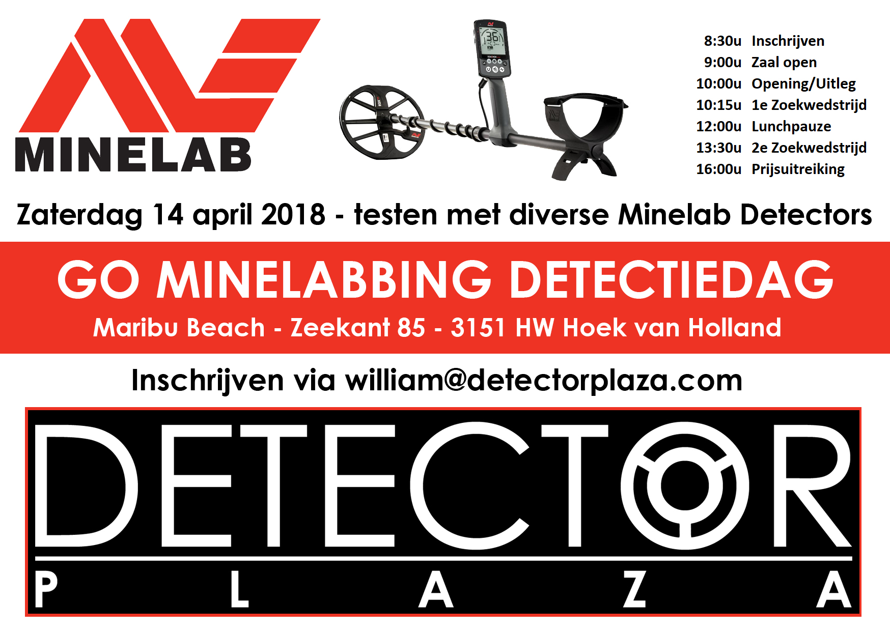 Go Minelabbing Day - Zaterdag 14 april 2018 - Hoek van Holland