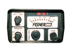 Display van Putdekseldetector Fisher M-97