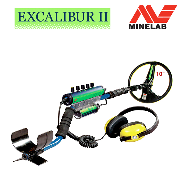 Minelab Excalibur II 10inch Metaaldetector voor Duiken