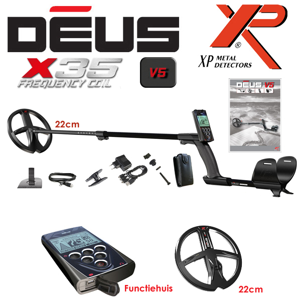 XP Deus 22X35-RC Wireless Metaaldetector