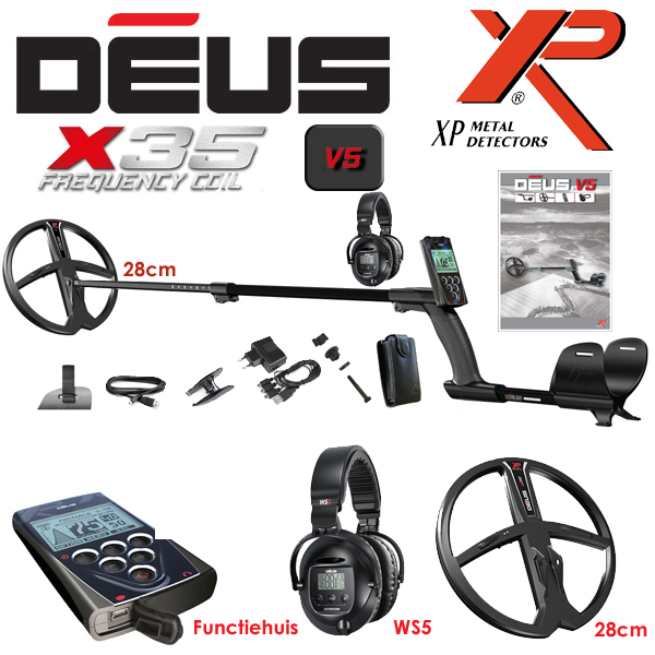 XP Deus 28X35-RC-WS5 Wireless Metaaldetector