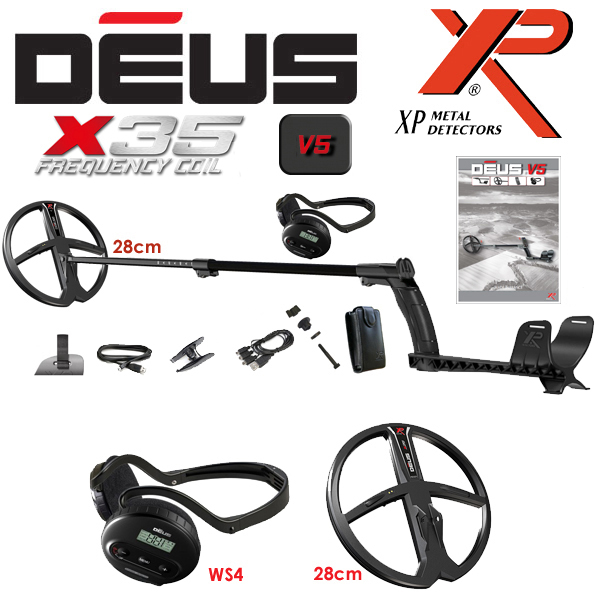 XP Deus 28X35-WS4 Wireless Metaaldetector