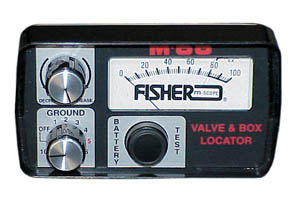 Display van Putdekseldetector Fisher M-66