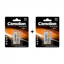 Batterij Oplaadbaar 2x 9V NiMH 250mAh Camelion