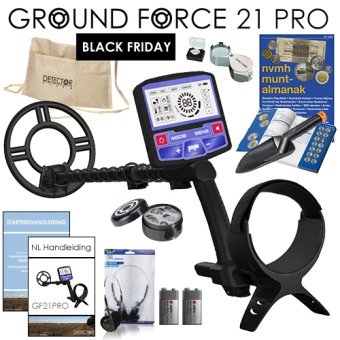 Ground Force 21Pro Metaaldetector Actie-Pack