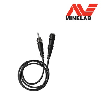 Minelab Adapter Converterkabel waterdicht naar 6,35 mm plug