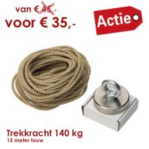 Magneet vissen max. 140 KG ACTIE