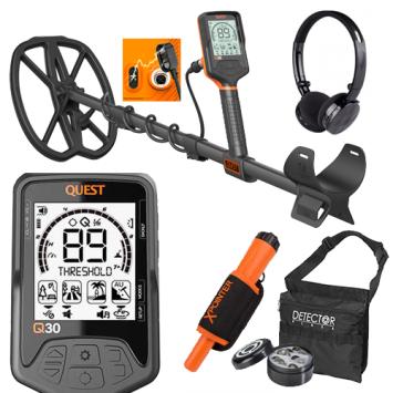 Quest Q30+ WHP waterdichte Metaaldetector