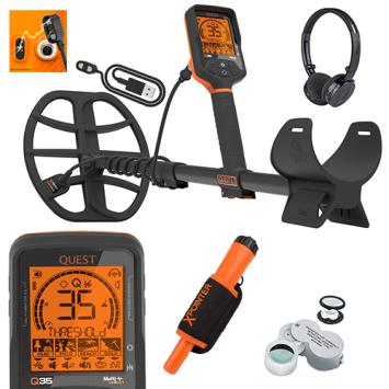 Quest Q35 waterdichte metaaldetector
