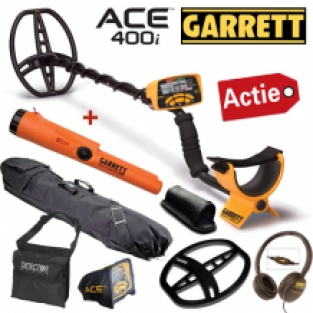 Garrett ACE 400i AT-Pinpointer Mega ACTIE