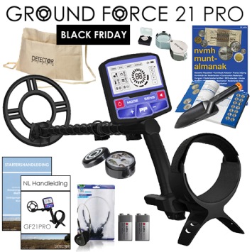 Ground Force 21Pro Metaaldetector Actie-Pack