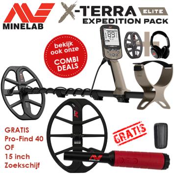 Minelab X-Terra ELITE Expedition Pack metaaldetector